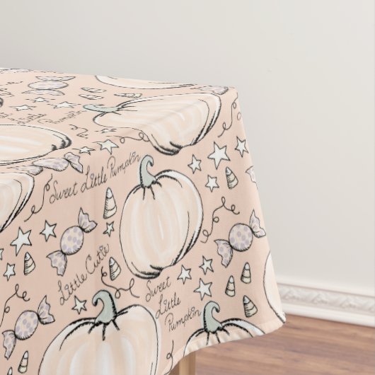 Orange Little Pumpkin Baby Halloween Tischdecke (Beispiel)