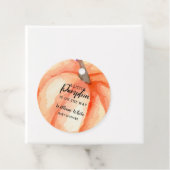 Orange Little Pumpkin Halloween Fall Baby Dusche Geschenkanhänger (Beispiel)