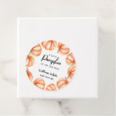 Orange Little Pumpkin Halloween Fall Baby Dusche Geschenkanhänger (Beispiel)