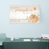 Orange Little Pumpkin Herbst Babydusche Banner (Messeveranstaltung)