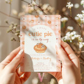 Orange Little Süsse Pie Baby Dusche Einladung