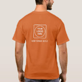 Orange Logo Front Back Pro Staff T-Shirt (Rückseite)