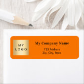 Orange-Logo-Rücksendeadresse (Insitu)