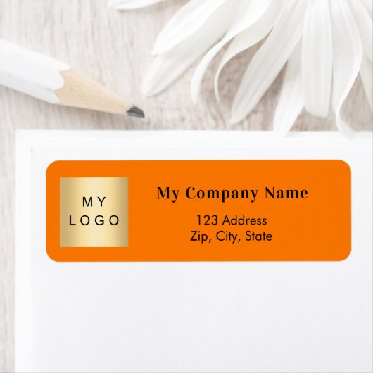 Orange-Logo-Rücksendeadresse (Insitu)