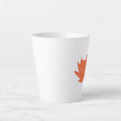 Orange Lotus Latte Tasse (Vorderseite)