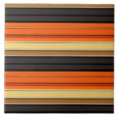 Orange Luxury Trendy Herbst Collection Fliese (Vorderseite)