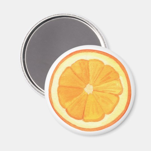 Orange Magnet (Vorderseite/Rückseite)