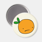 Orange - Magnet (Vorderseite/Rückseite)