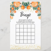Orange main squeeze Brautparty Bingo Games (Vorderseite)