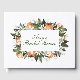 Orange Main Squeeze Brautparty Guest Book Gästebuch