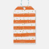 Orange main squeeze Brautparty Vielen Dank Geschenkanhänger (Rückseite)