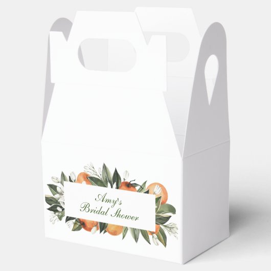 Orange Main Squeeze Gable Style Gevor Box Geschenkschachtel (Geöffnet)