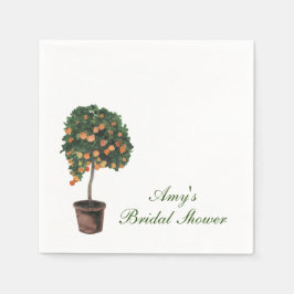 Orange Main Squeeze Paper Napkins Serviette