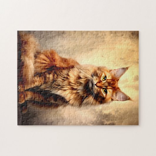 Orange Maine Coon Puzzle (Horizontal)
