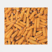 Orange Mais Cob: Ernte Landwirtschaft Hintergrund Fleecedecke (Vorderseite (Horizontal))
