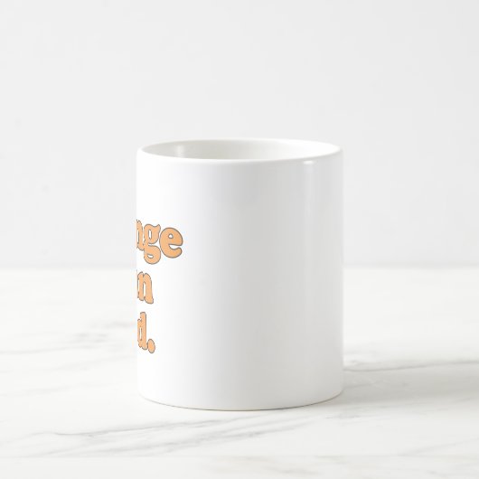 Orange Man Bad Kaffeetasse (Mittel)