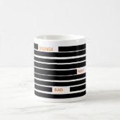 Orange Man Bad Redact Kaffeetasse (Mittel)