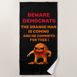 ORANGE MAN Fleece Blanket Strandtuch