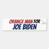 Orange Man für Joe Biden Democrats Sarcastic 2024 Autoaufkleber (Vorne)