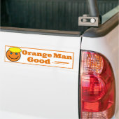 Orange Man GOOD Autoaufkleber (Auf Lkw)