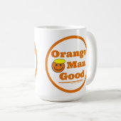 Orange Man GOOD Kaffeetasse (VorderseiteRechts)