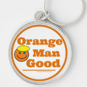 Orange Man GOOD Schlüsselanhänger (Vorne)