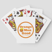 Orange Man GOOD Spielkarten (Rückseite)