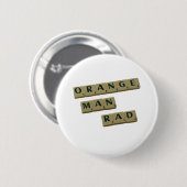 Orange Man Krass Button (Vorne & Hinten)