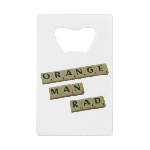 Orange Man Krass Geldbeutel Flaschenöffner