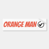 Orange Man Trump Funny Election 2024 Autoaufkleber (Vorne)