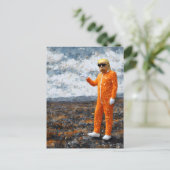 Orange Man Trump Postkarte (Stehend Vorderseite)