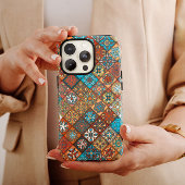 Orange Mandala Ethnic | iPhone 14 Case-Mate Case-Mate iPhone Hülle