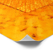 Orange Mandala Poster (Ecke)