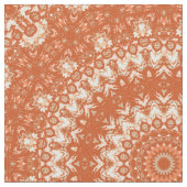 Orange Mandala. Stoff (Nahaufnahme)