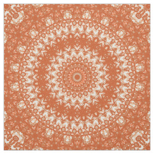 Orange Mandala. Stoff