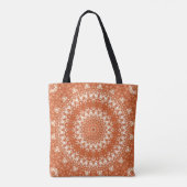 Orange Mandala. Tasche (Rückseite)