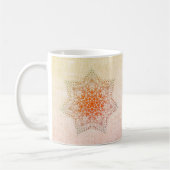 Orange Mandala Tasse (Links)
