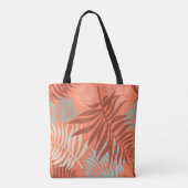 Orange Mandarine Blätter Tasche (Rückseite)