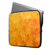 Orange - Mandarine Laptopschutzhülle (Vorderseite Links)