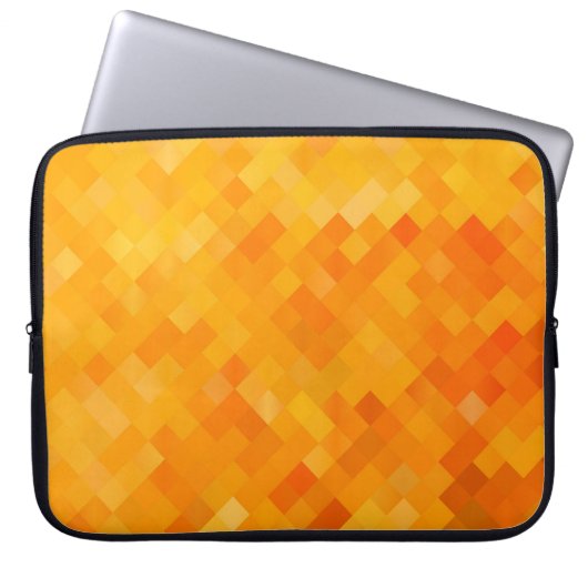Orange - Mandarine Laptopschutzhülle (Vorderseite)