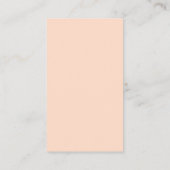 Orange Mandarine Vielen Dank für Ihre Bestellkarte Telefonnummerkarte (Rückseite)