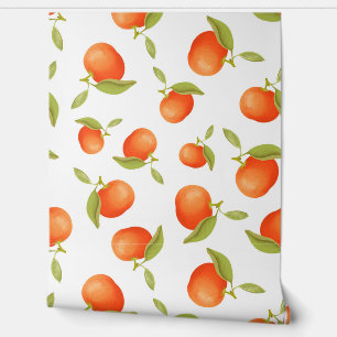 Orange Mandarinen Weißes Hintergrundbild Tapete