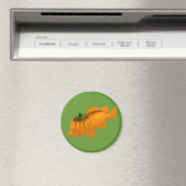 Orange Mangrove Jack Magnet (In Situ (Geschirrspüler))
