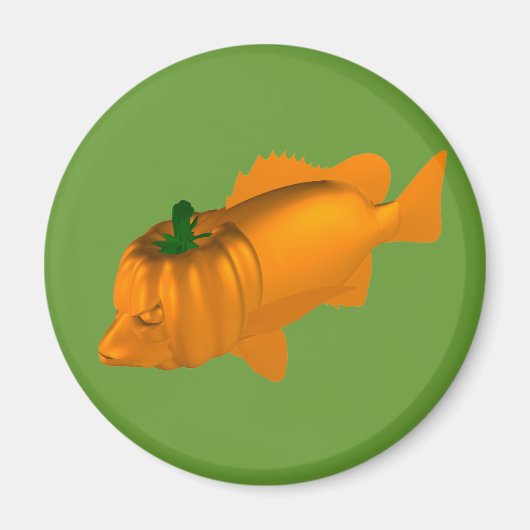 Orange Mangrove Jack Magnet (Vorne)