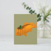Orange Mangrove Jack Postkarte (Stehend Vorderseite)