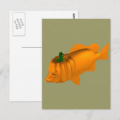 Orange Mangrove Jack Postkarte (Vorne/Hinten)