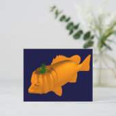 Orange Mangrove Jack Postkarte (Stehend Vorderseite)