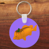 Orange Mangrove Jack Schlüsselanhänger (Vorderseite)