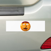 Orange Mann mit seinem tounge heraus Autoaufkleber (Auf Auto)