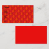 Orange Maple Verlasse Visitenkarte (Vorne/Hinten)